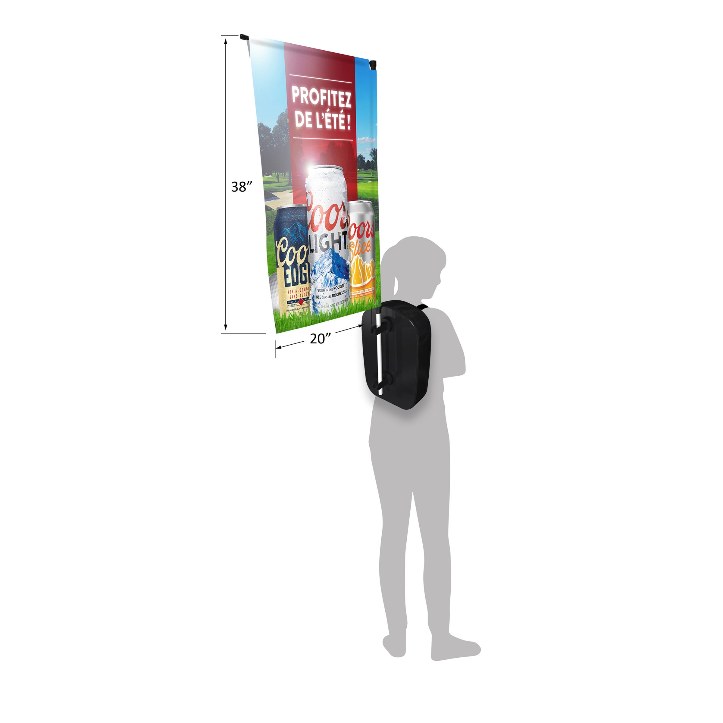 Backpack with Flag - Image 2